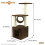 COZY PET Cat Tree By Cozy Pet Sisal Scratching Post Kitten Cat Trees CT01-Choc 2