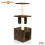 COZY PET Cat Tree By Cozy Pet Sisal Scratching Post Kitten Cat Trees CT01-Choc 4
