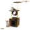 COZY PET Cat Tree By Cozy Pet Sisal Scratching Post Kitten Cat Trees CT01-Choc 1