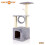 COZY PET Cat Tree Light Grey Cozy Pet Sisal Scratching Post Scratcher CT01-Grey 9
