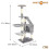 COZY PET Cat Tree By Cozy Pet Sisal Scratching Post Kitten Cat Trees CT03-Grey 2