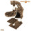 COZY PET Cat Tree By Cozy Pet Sisal Scratching Post Kitten Cat Trees CT03-Choc 3