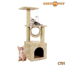 Cat Tree By Cozy Pet Sisal Scratching Post Kitten Cat Trees CT01-Beige