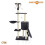 COZY PET Cat Tree By Cozy Pet Sisal Scratching Post Kitten Cat Trees CT06-Dark Grey 5