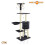 COZY PET Cat Tree By Cozy Pet Sisal Scratching Post Kitten Cat Trees CT06-Dark Grey 6