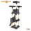 COZY PET Cat Tree By Cozy Pet Sisal Scratching Post Kitten Cat Trees CT04-Dark Grey 9