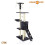 COZY PET Cat Tree By Cozy Pet Sisal Scratching Post Kitten Cat Trees CT06-Dark Grey 4