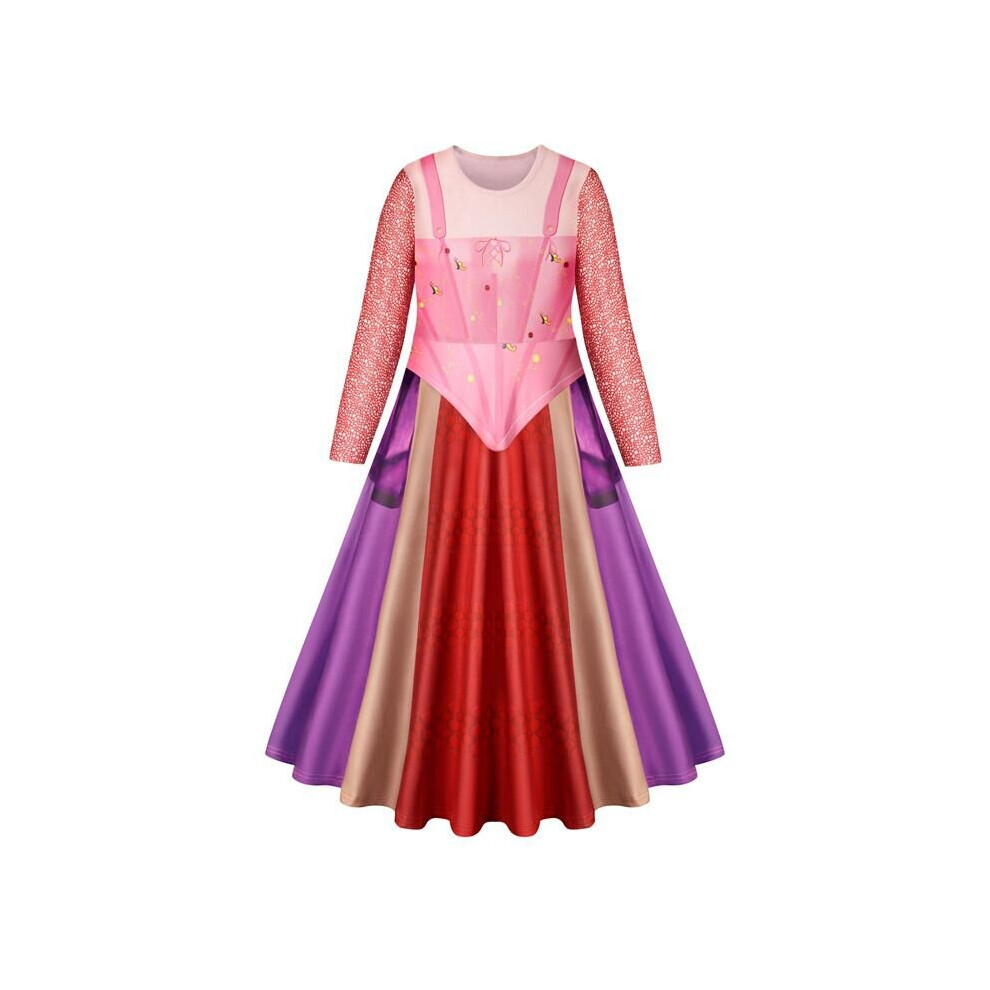 (140) Pocus Hocus Sanderson Sarah Winif Mary Cosplay Costume Set Halloween Carnival Red