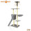 COZY PET Cat Tree By Cozy Pet Sisal Scratching Post Kitten Cat Trees CT06-Grey 7