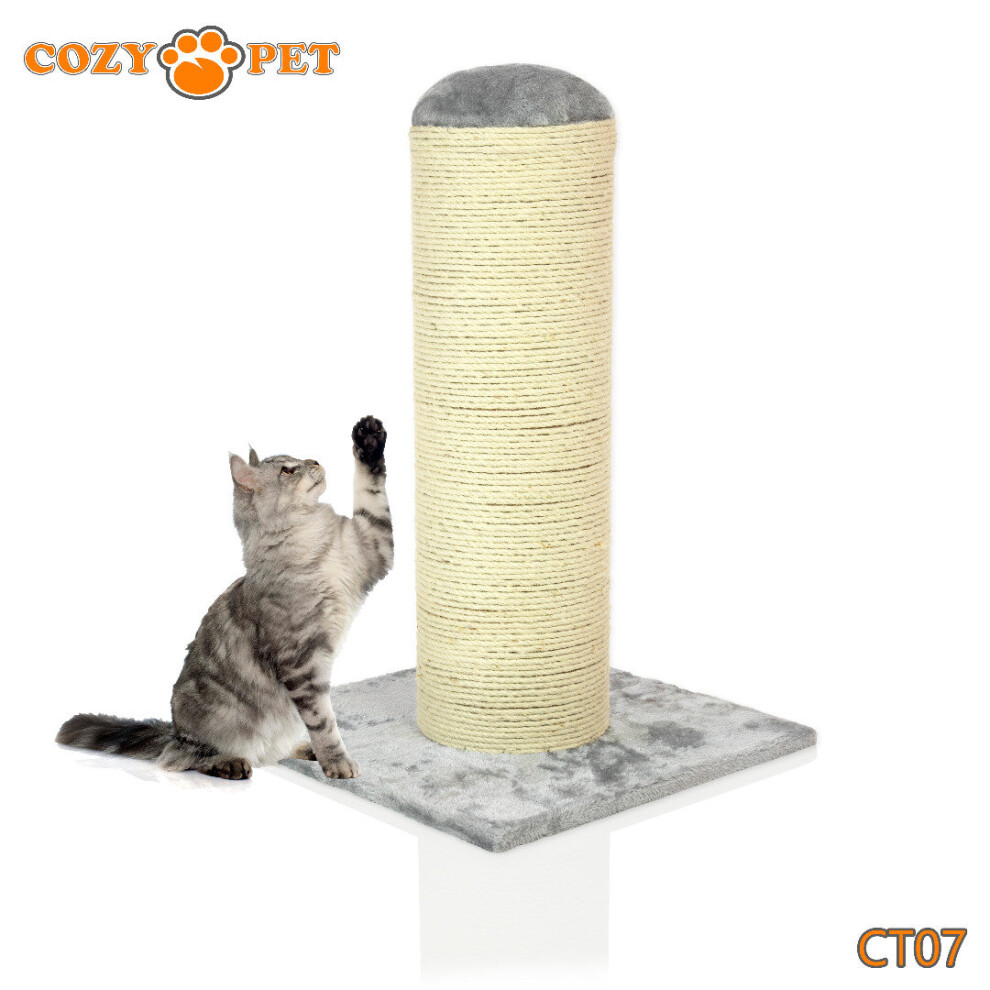 Cat Scratching Post By Cozy Pet Cat Tree Sisal Kitten Cat Trees - CT07-Grey