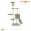 COZY PET Cat Tree By Cozy Pet Sisal Scratching Post Kitten Cat Trees CT06-Grey 8