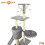 COZY PET Cat Tree By Cozy Pet Sisal Scratching Post Kitten Cat Trees CT06-Grey 5