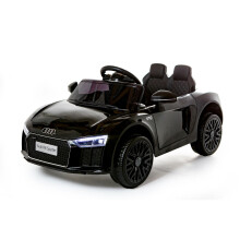 12V Zwarte Audi R8 Spyder Batterij Ride On Car gelicentieerd