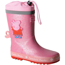 (Peppa Pink, UK Size 4.5) Regatta Boys & Girls Peppa Pig Puddle Wellington Boots