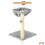 COZY PET Cat Tree By Cozy Pet Sisal Scratching Post Kitten Cat Trees - CT12-Grey 5