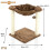 COZY PET Cat Tree By Cozy Pet Sisal Scratching Post Kitten Cat Trees - CT12-Choc 2