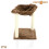 COZY PET Cat Tree By Cozy Pet Sisal Scratching Post Kitten Cat Trees - CT12-Choc 7