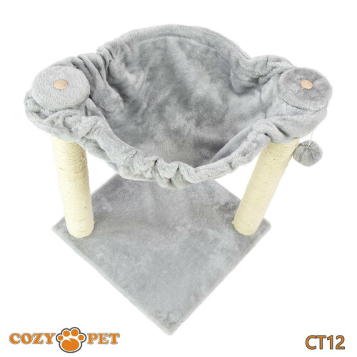 COZY PET Cat Tree By Cozy Pet Sisal Scratching Post Kitten Cat Trees - CT12-Grey 2