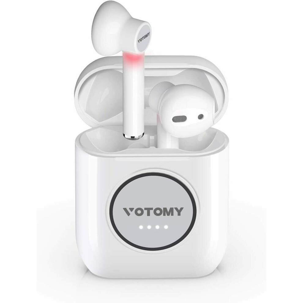 Tws Wireless Earbuds, Bluetooth Earbuds 5.0 With Mic 3D Stereo Touch White 034631494587