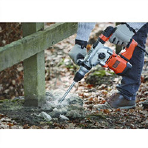 Black + Decker Black & Decker Corded SDS-PLUS Hammer Drill 1250W And Kit Box 2