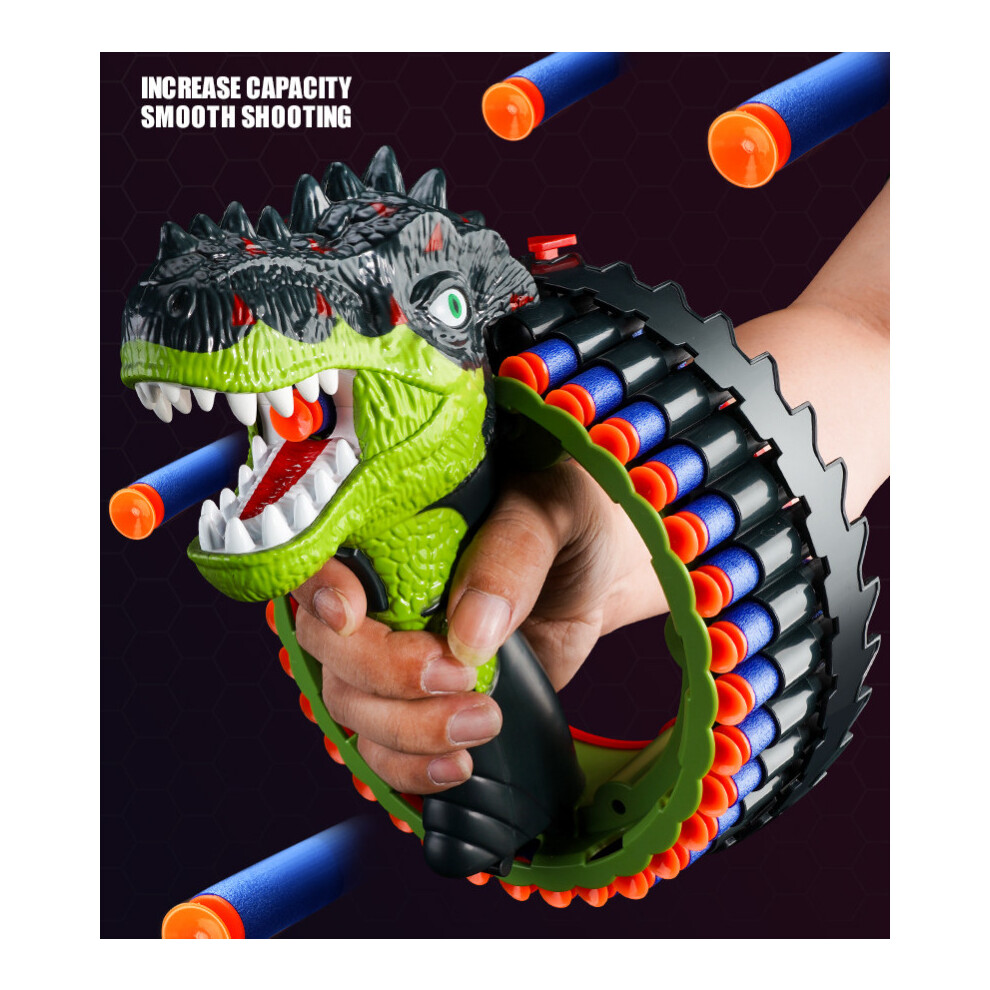 Dinosaur Target Blasting Toy with 40 Soft Darts