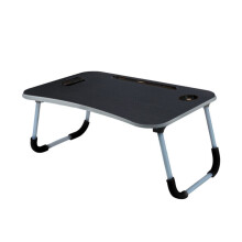 (Black Brushed) Laptop Table Stand FoldingDesk Bed Computer