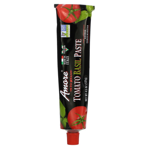 Amore, Tomaten-Basilikum Paste, 4,5 oz (127 g)