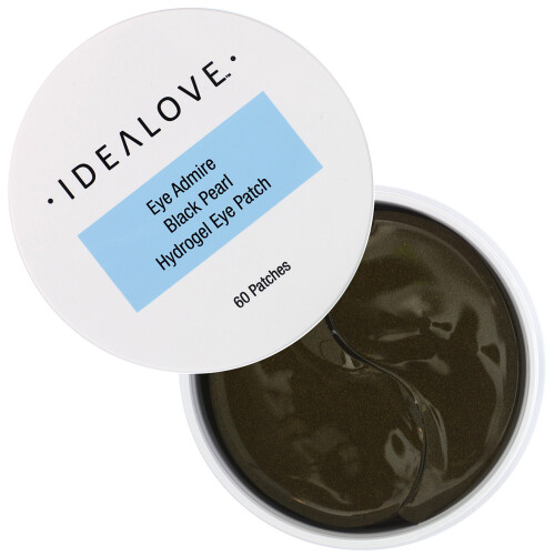Idealove, Eye Admire Black Pearl Hydrogel-Augenpatch, 60 Patches