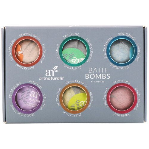 Artnaturals, Bath Bombs, 6 Bombs, 4 oz (113 g) Each 1