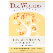 Dr. Woods, Stückseife, Ingwer Zitrus, 5,25 oz (149 g)