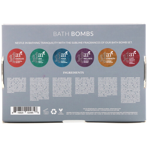 Artnaturals, Bath Bombs, 6 Bombs, 4 oz (113 g) Each 2