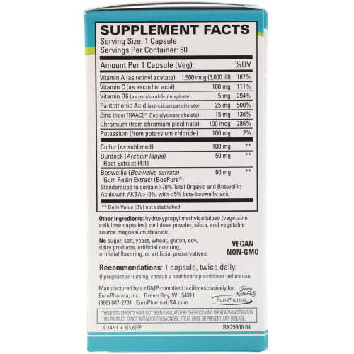 Terry Naturally, Essentiels Acné, 60 Capsules 1