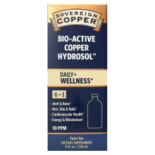 Sovereign Silver, Hydrosol de Cuivre Bio-Actif, 10 PPM, 8 oz (236 ml)
