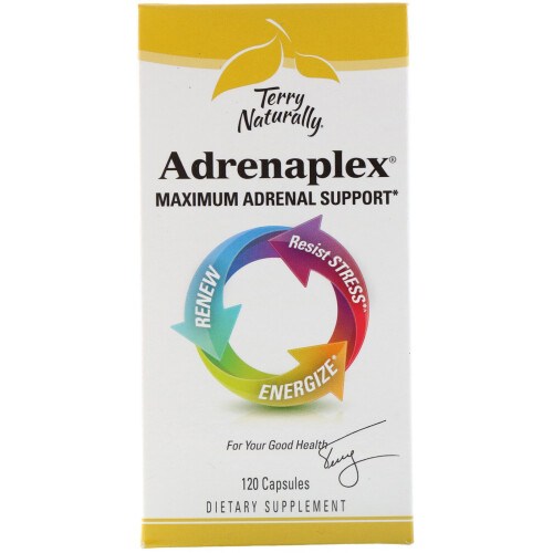 Terry Naturally, Adrenaplex, Maximum Adrenal Support, 120 Capsules