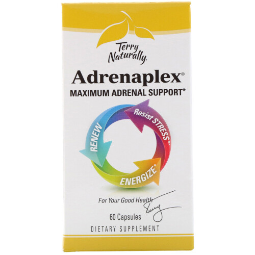 Terry Naturally, Adrenaplex, Maximum Adrenal Support, 60 Capsules
