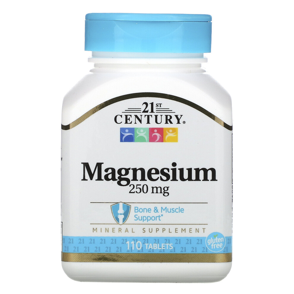 21st Century, Magnesium, 250 mg, 110 Tablets