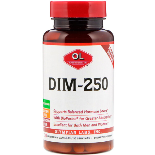 Olympian Labs, DIM-250, 30 Capsules Végétariennes