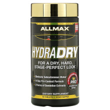 ALLMAX, HydraDry, Diurétique Ultra-Puissant + Stabilisateur d'Électrolytes, 84 Comprimés