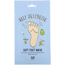 G9skin, Selv Aestetik, Blødt Fodemask, 5 Masker, 0,40 fl oz (12 ml)