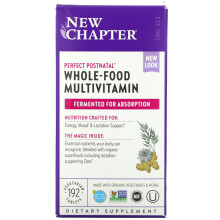 New Chapter, Perfektes Postnatales Multivitamin, 192 Vegetarische Tabletten