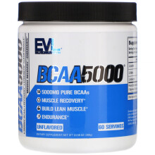 EVLution Nutrition, BCAA5000, Non Aromatisé, 10,58 oz (300 g)