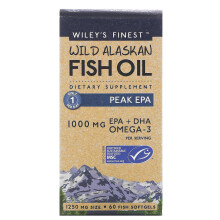 Wiley's Finest, Wildes Fischöl aus Alaska, Spitzen-EPA, 60 Weichkapseln