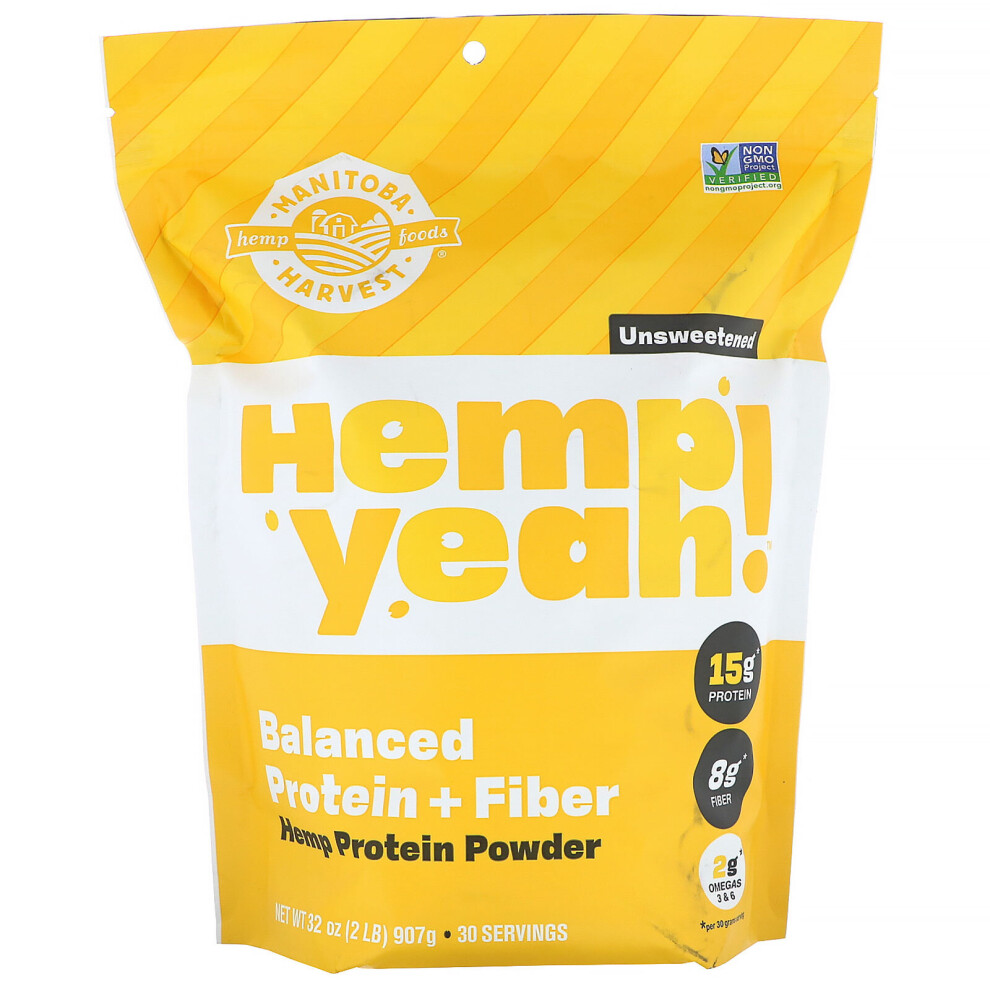 Manitoba Harvest , Hemp Yeah!, Unsweetened, 32 Oz (907 G)