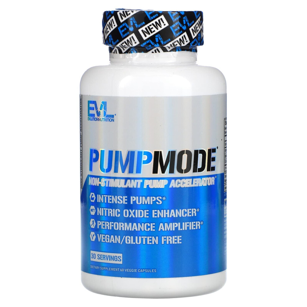 Evlution Nutrition , Pumpmode, 60 Veggie Capsules