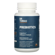 Dr. Tobias, Prébiotiques, Soutien Digestif, 30 Capsules