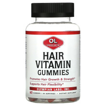 Olympian Labs, Haar-Vitamin-Gummis, 60 Gummis