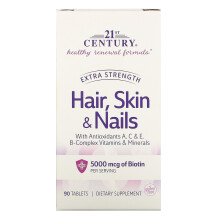 21st Century, Extra Stark Haare, Haut & Nägel, 90 Tabletten