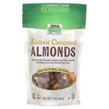 NOW Foods, Amandes, Caramel Salé, 12 oz (340 g)