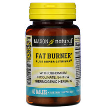 Mason Natural, Fettverbrenner Plus Super Citrimax, 60 Tabletten