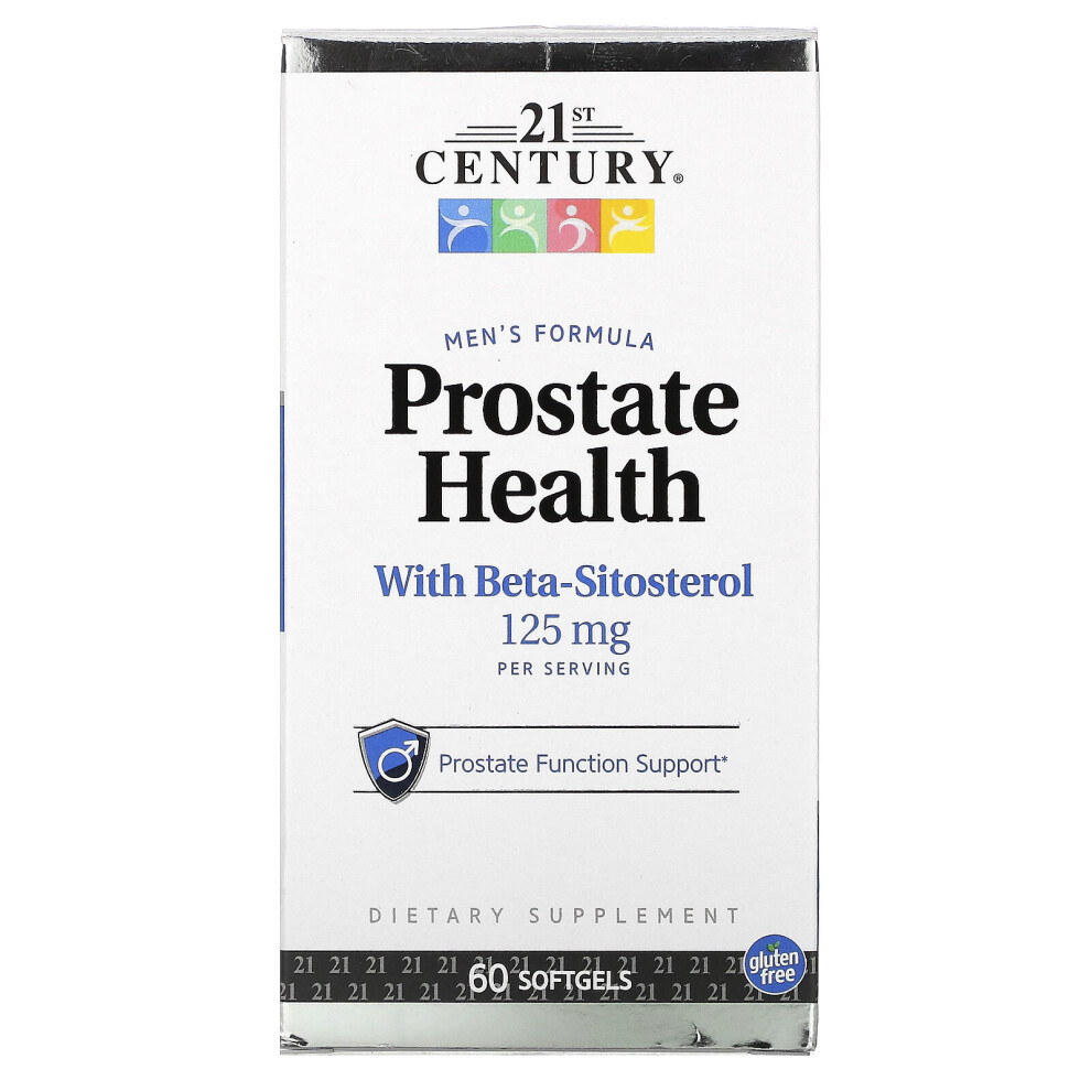21St Century , Prostate Health With Beta-Sitosterol, 125 Mg, 60 Softgels
